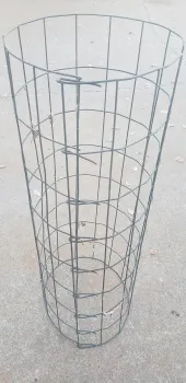 Goat fencing barrier can protect young trees from deer damage. Michelle McNeill