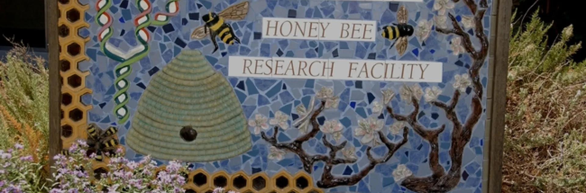 The sign at the Harry H. Laidlaw Jr. Honey Bee Research Facility. (Photo by Kathy Keatley Garvey)