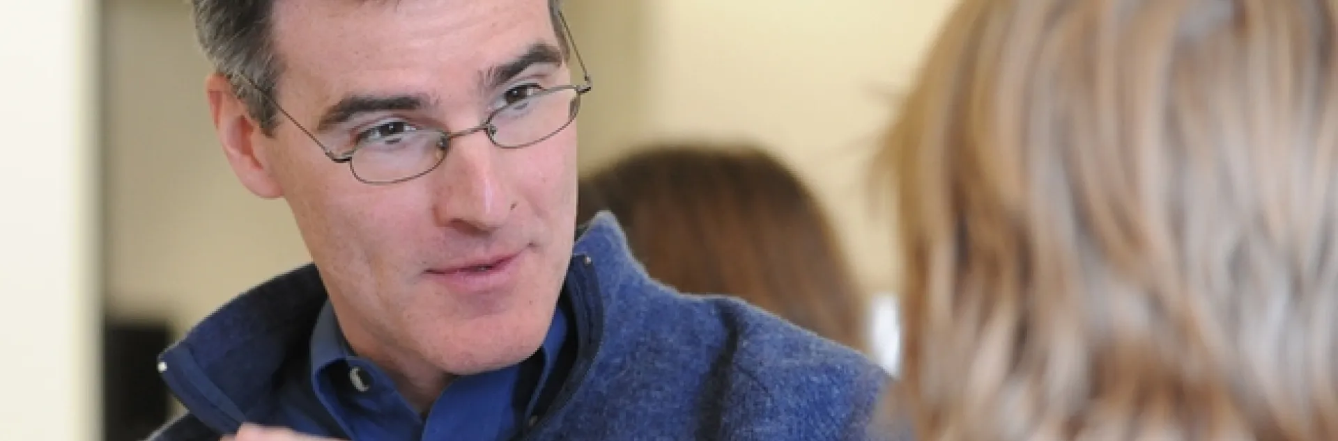 Neal Williams discusses native bees at a recent conference in Woodland. (Photo by Kathy Keatley Garvey)