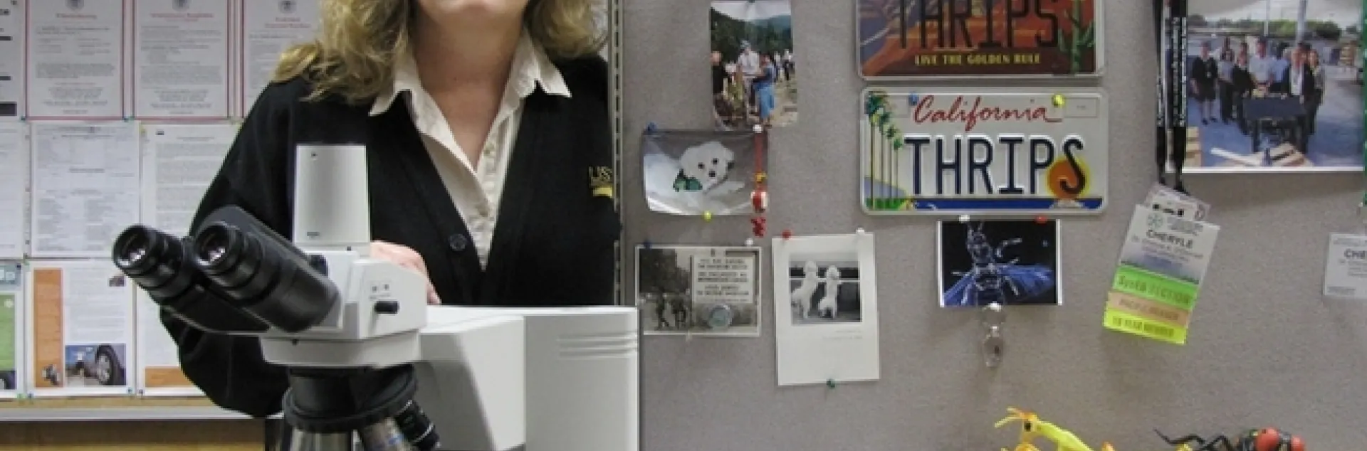 Just before Cheryle O'Donnell left San Diego for Beltsville, Md. she posed for this photo, which documents her USDA career.