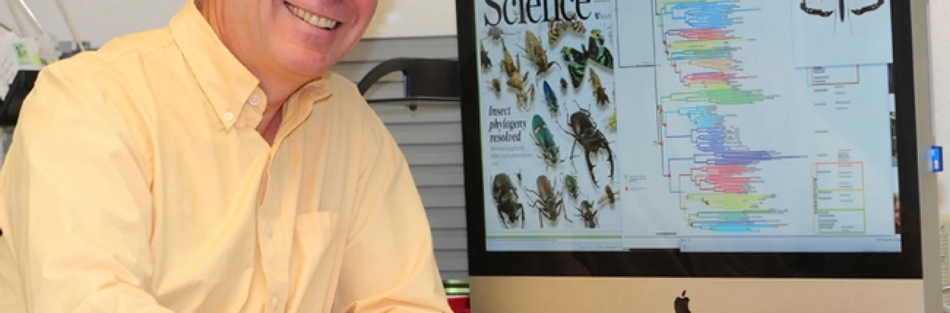 Karl Kjer, newly appointed Schlinger Chair of Systematic Entomology in the UC Davis Department of Entomology and Nematology, will deliver a Premier Presentation at the ESA meeting. (Photo by Kathy Keatley Garvey)
