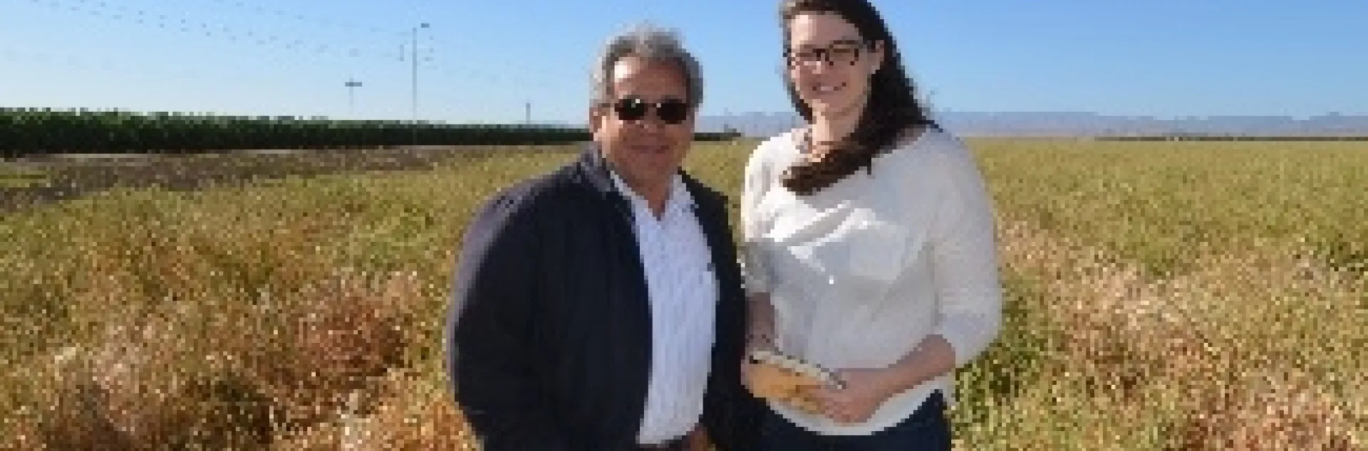 Gisele Herren and Jesse Sanchez