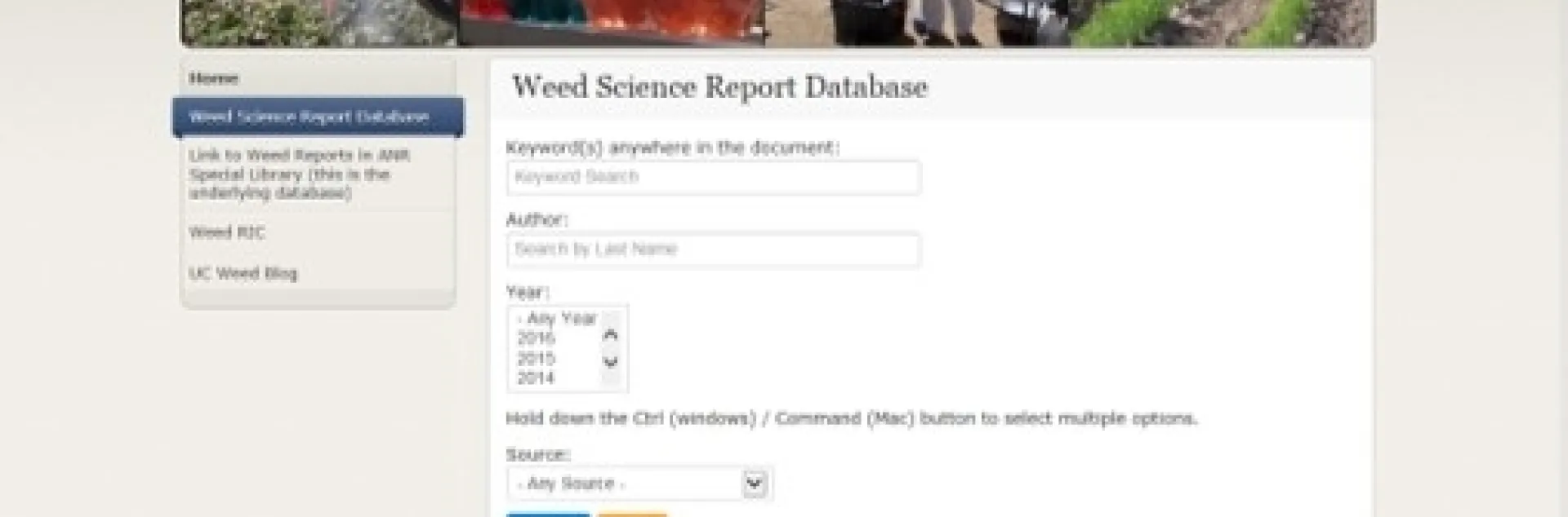 weed report