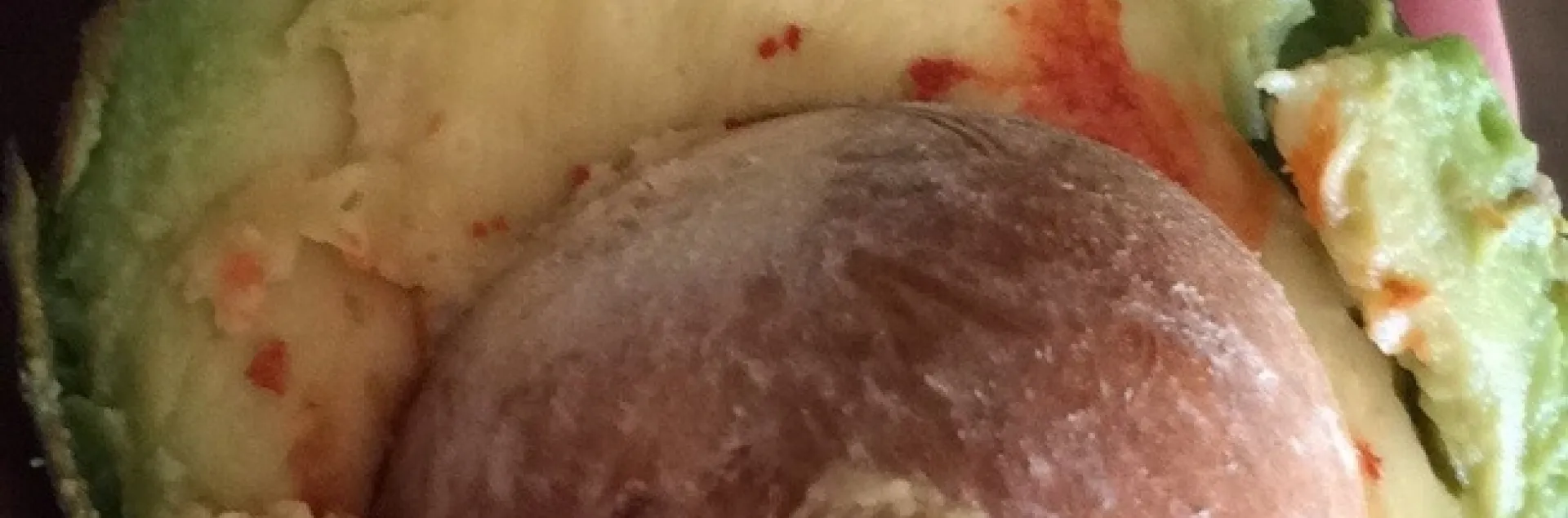 avocado red staining