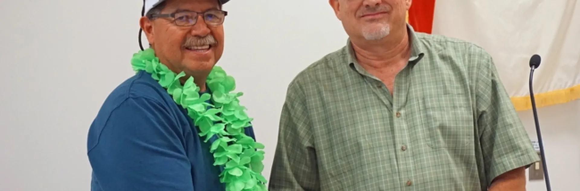 With 41 years of service, Tom Buzo, staff research associate in the nematology lab