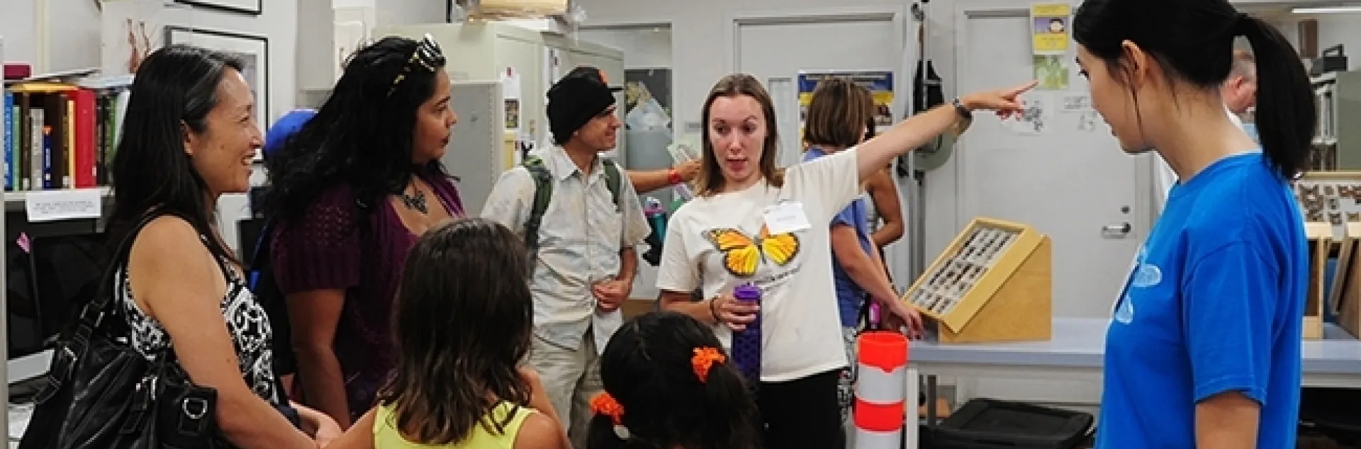 As a graduate student at UC Davis, Jessica Gillung participated in many outreach programs with the Bohart Museum of Entomology. (Photo by Kathy Keatley Garvey)