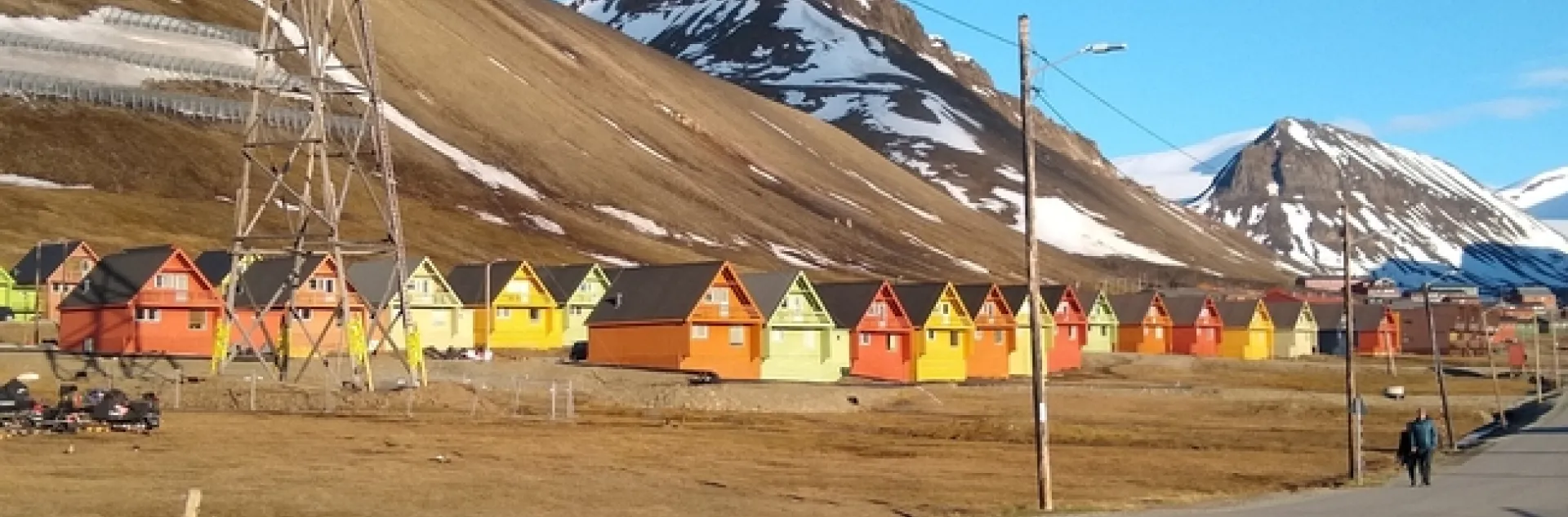 Longyearben, Norway at midnight. Photo courtesy of Bill Frost.