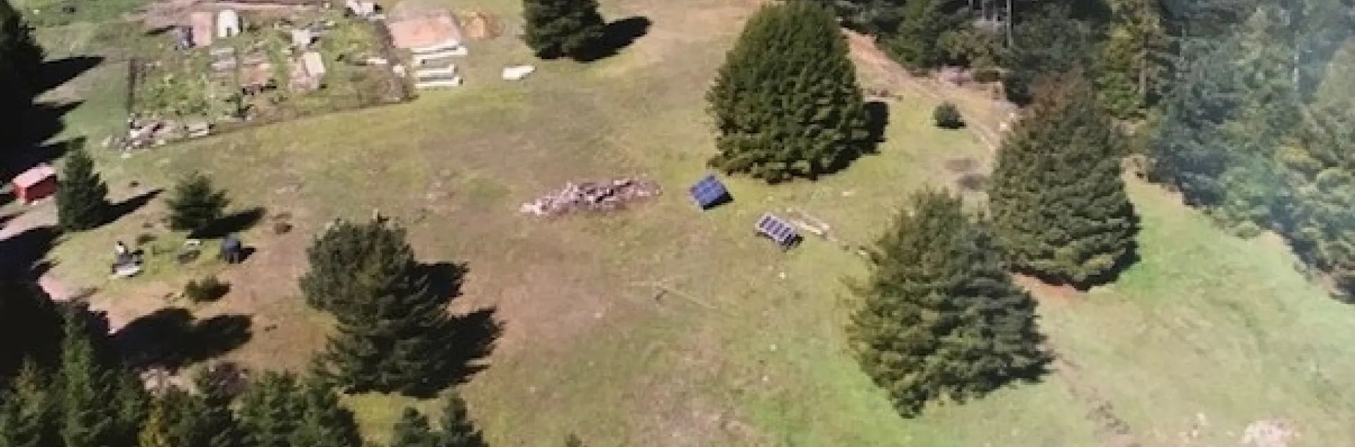 A bird’s eye view of the 6 acres designated for the HSP project