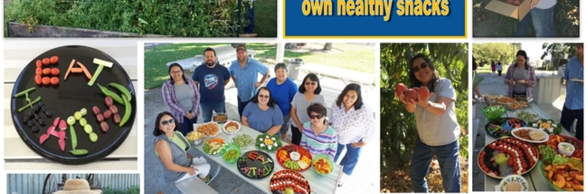 UC ANR staff at Kearney Agricultural Research and Extension Center took first place for Healthy Snack Day 2019.