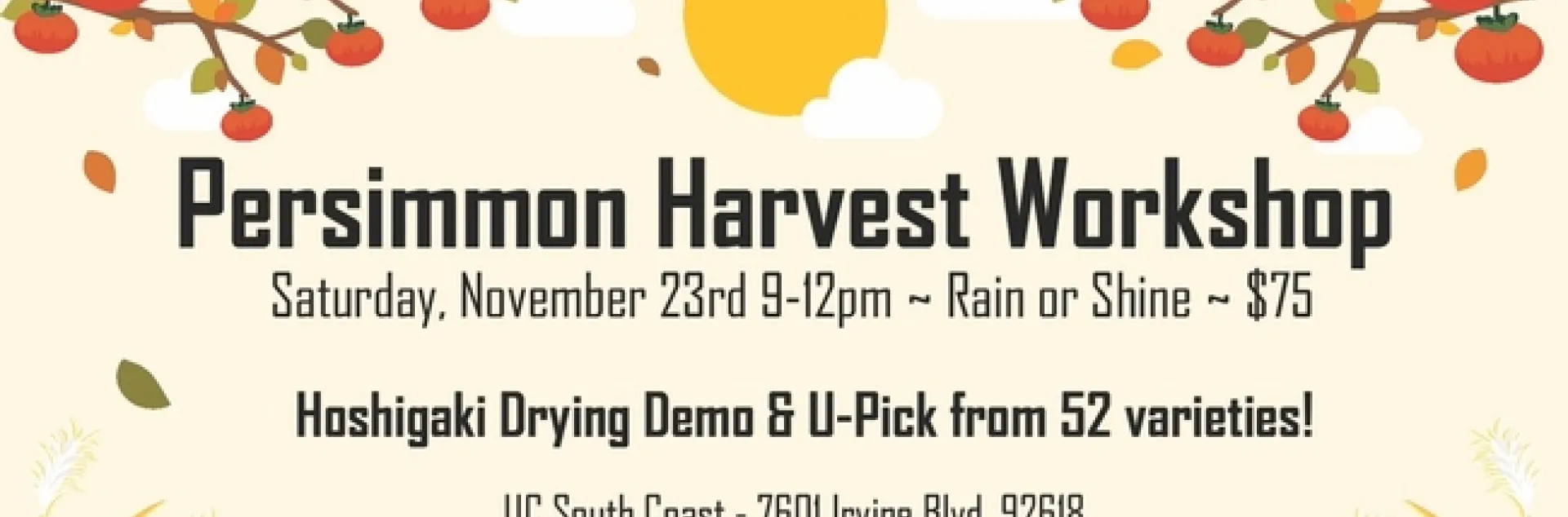 PersimmonHarvestWorkshop Twitter