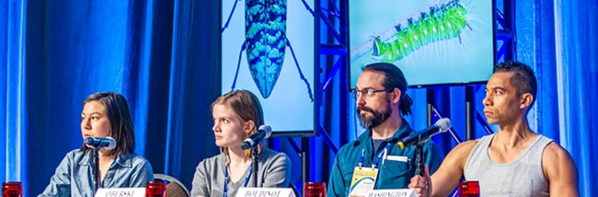 This year's UC Linnaean Games Team included (from left) Hanna Kahl, Jill Oberski, Brendon Boudinot and Ralph Washington Jr. (ESA Photo)