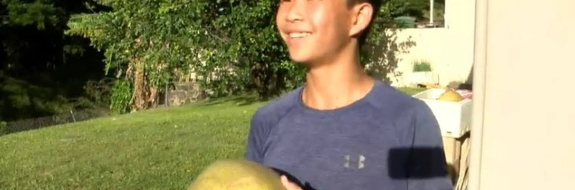 pomelo huge in perspective