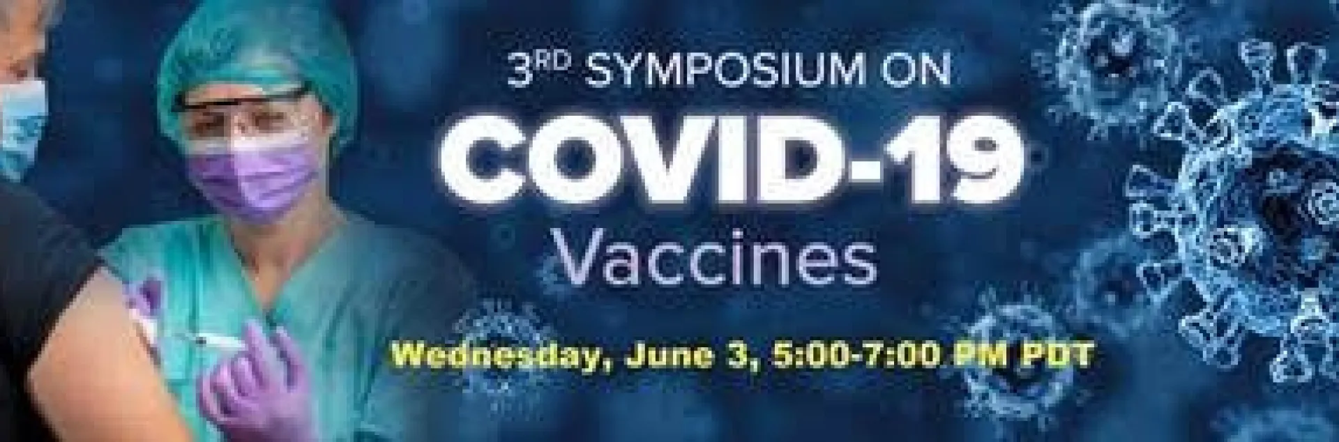 The UC Davis-based Third COVID-19 Symposium will take place Wednesday, June 3. A pre-program starts at 4:30, and the panelists will convene from 5 to 7 p.m.