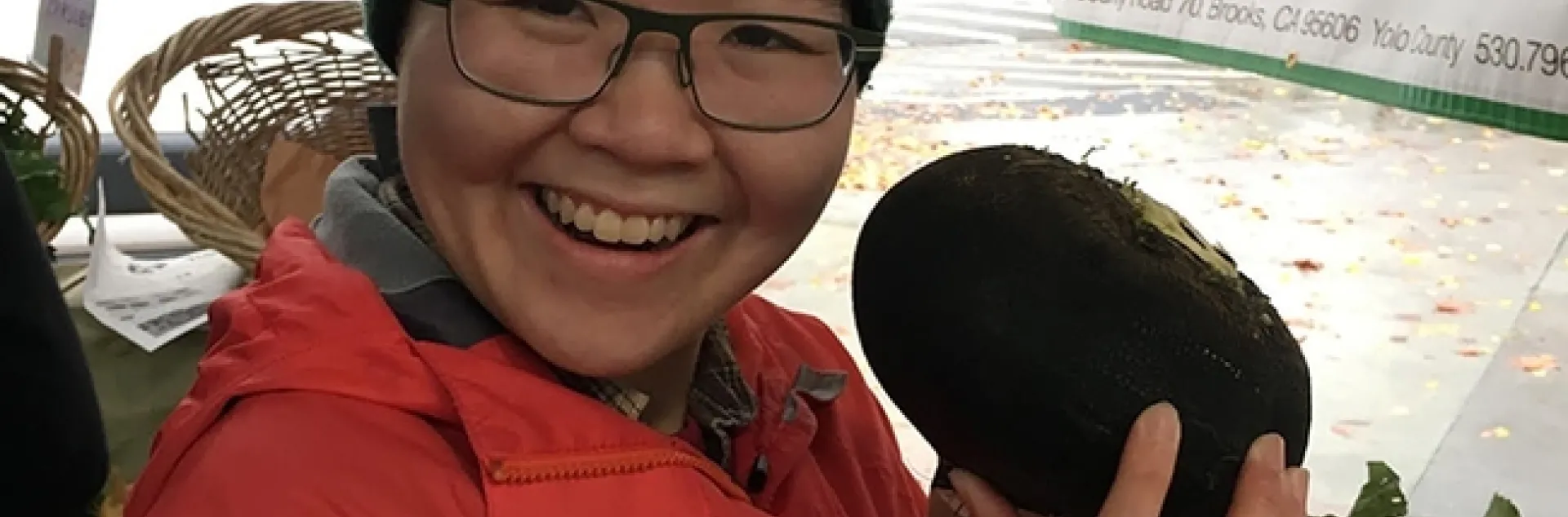 Ivana Li, scientist, artist and chef--and now recipient of the UC Davis Staff Assembly's Citation for Excellence Individual Award, Service category. (Photo by Deirdre Li)