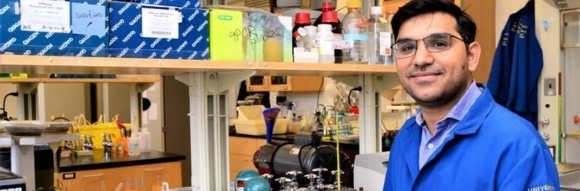 UC Davis nematologist Shahid Siddique. (Photo by Kathy Keatley Garvey)