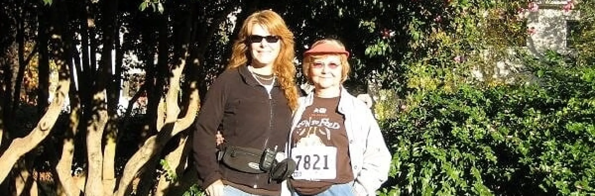 Mom and I, Run To Feed The Hungry in Sac (family photos provided by P. Pashby)