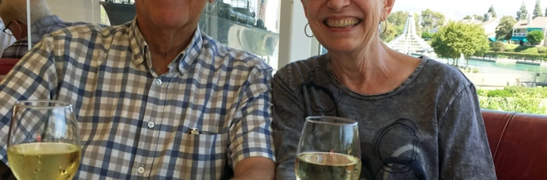 Lowell Lewis and former ANR colleague Judy Craig got together in September 2019. Photo by Joe Craig