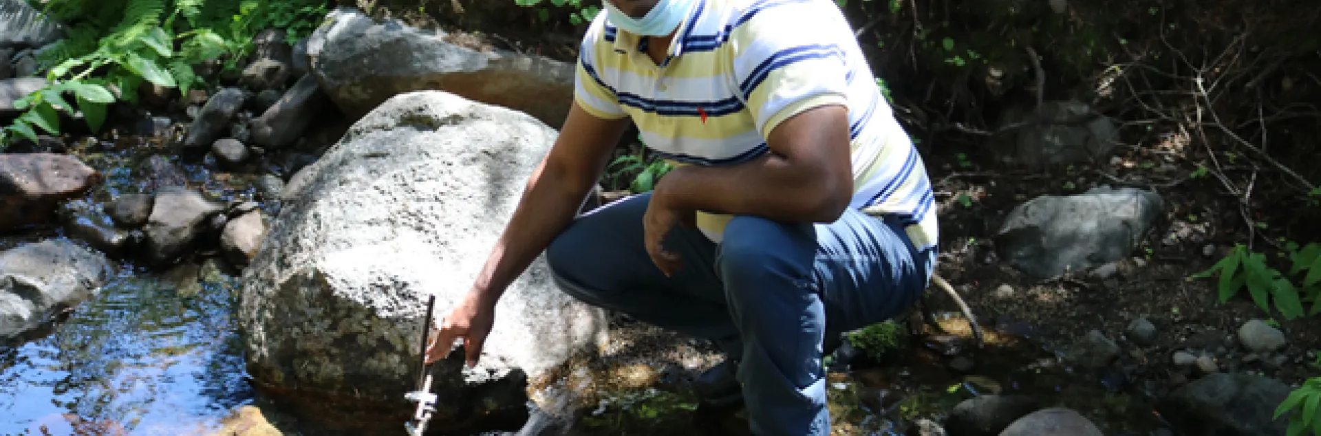 Safeeq Khan (shown), Tapan Pathak and Toby O’Geen are conducting a need assessment survey about land management and ecosystem climate solutions.