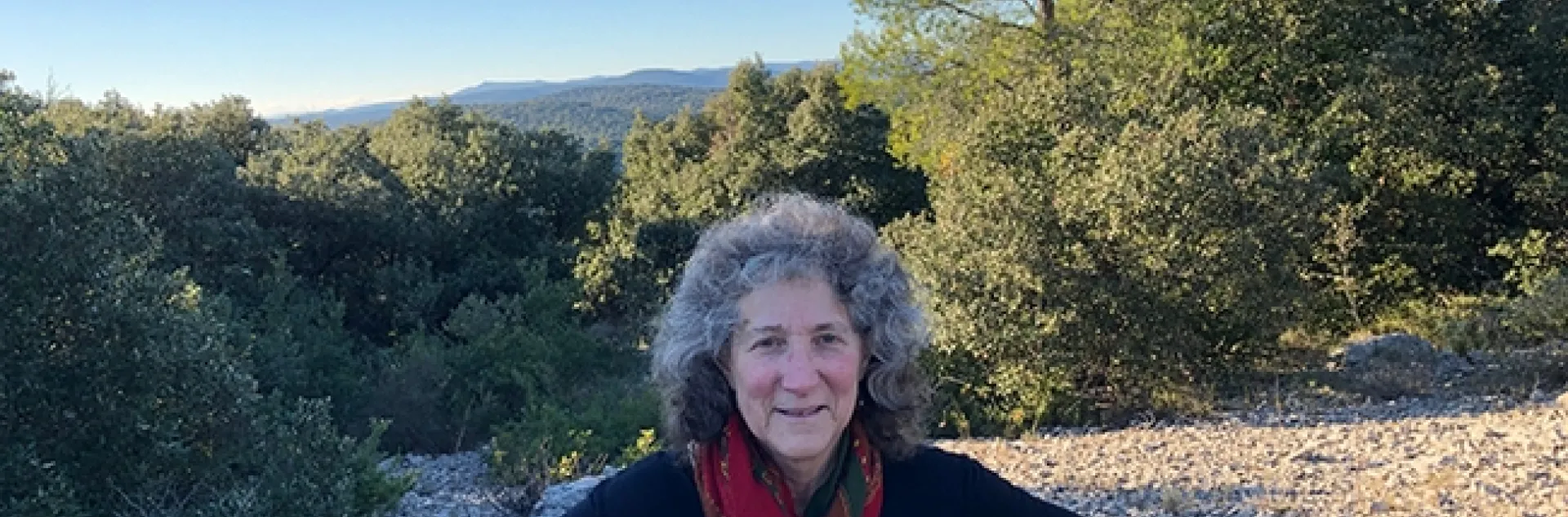 Professor Diane Ullman of the UC Davis Department of Entomology and Nematology is a co-author of the publication on the Western flower thrips. This image was taken when she was doing research in France.