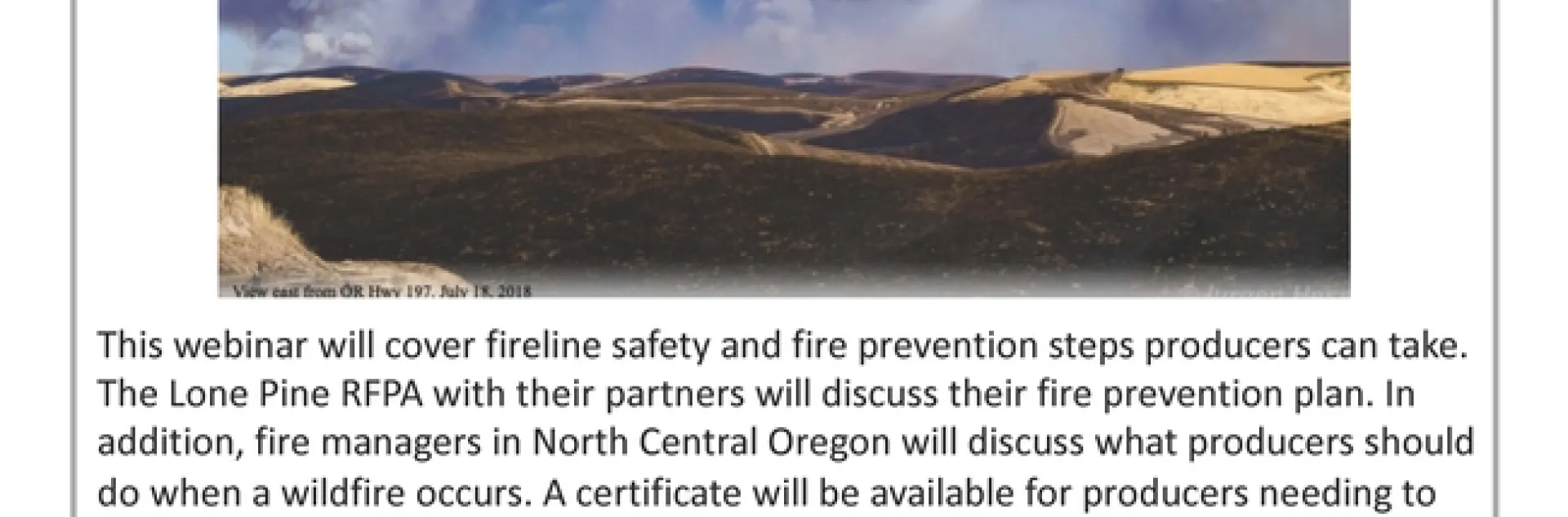 2021 Ag Wildfire Refresher