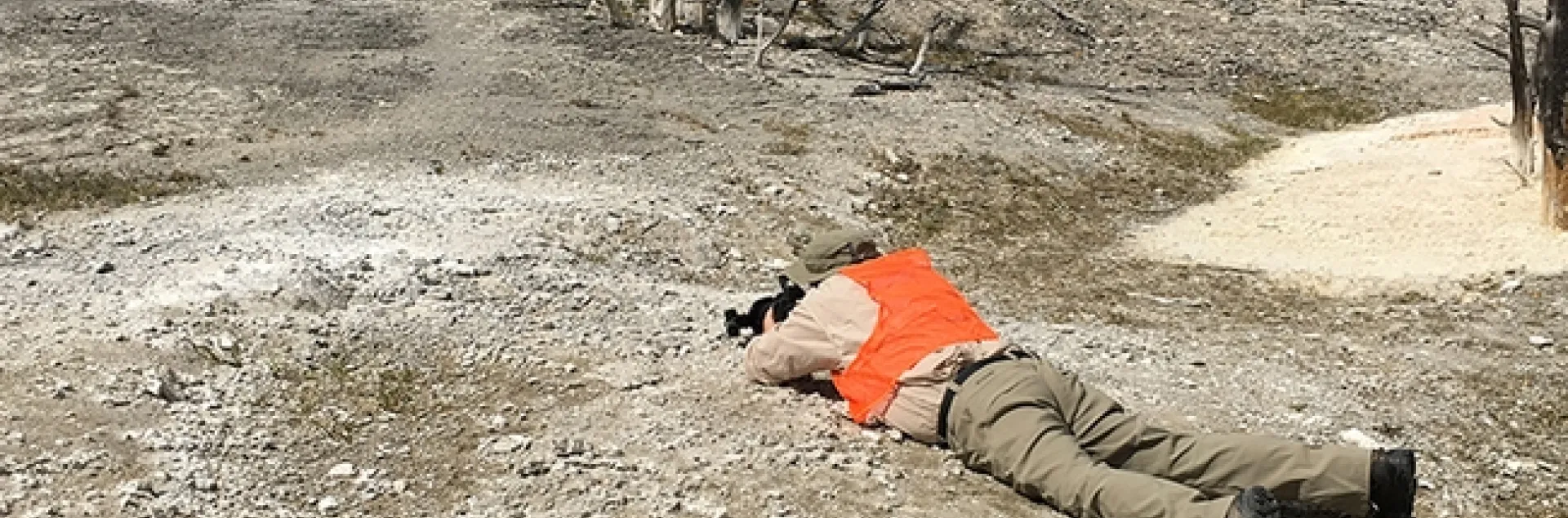 Montana State University entomology professor Robert "Bob" Peterson photographing insects in the Greater Yellowstone Ecosystem.