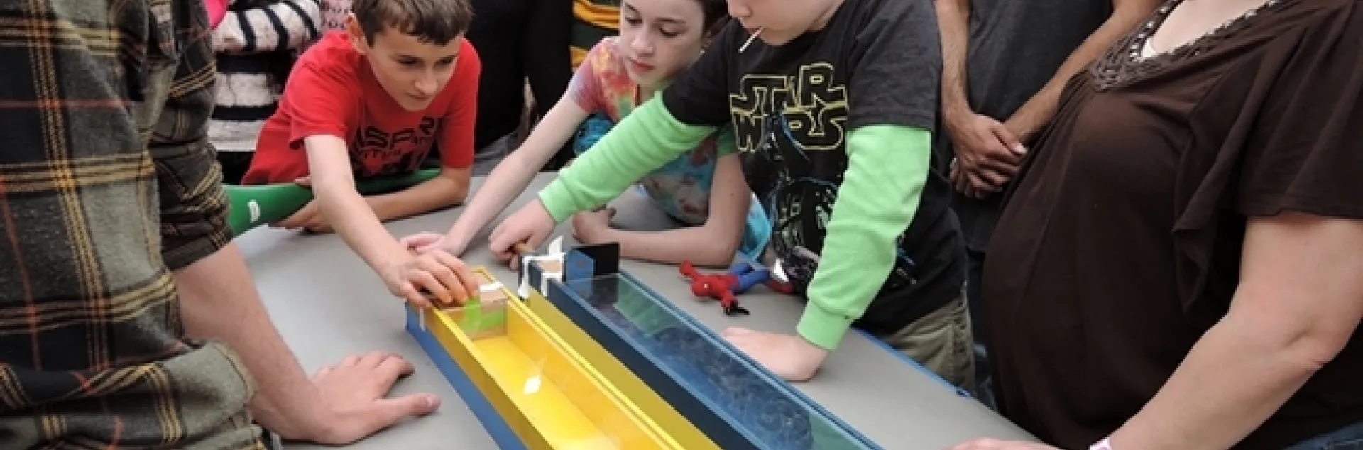 The 2019 UC Davis Picnic Day (the last Picnic Day held before the COVID-19 pandemic) included cockroach races at Briggs Hall. This year the races will go virtual. (Photo by Kathy Keatley Garvey)