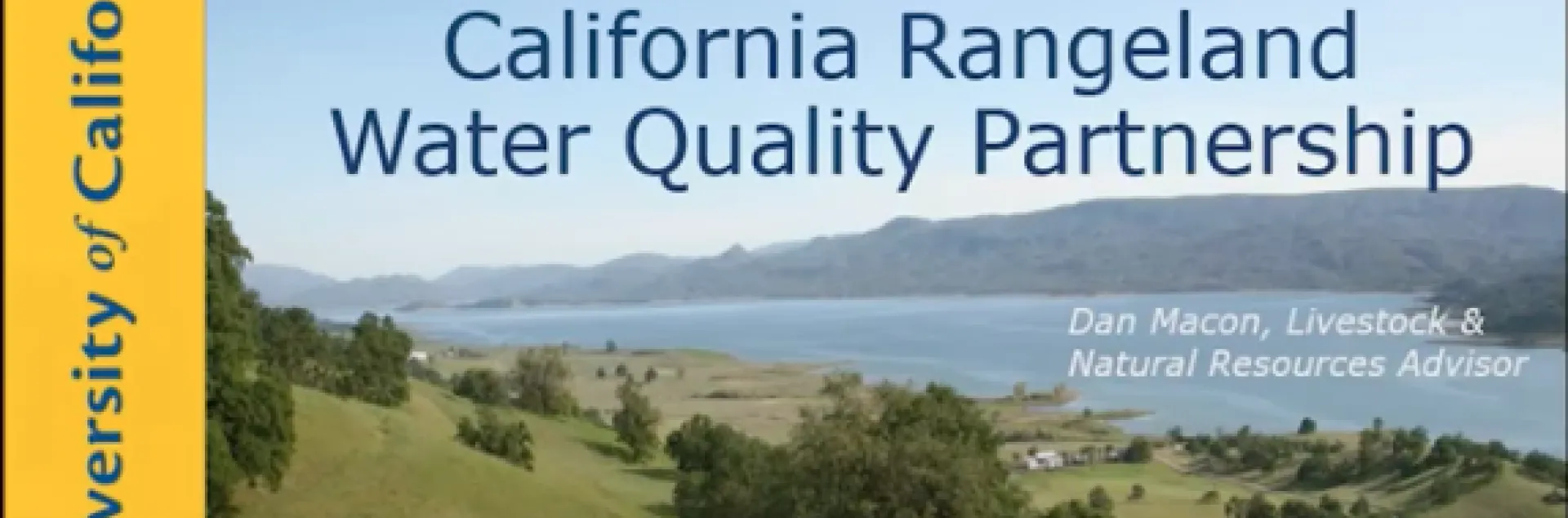 Ranch Water Quality Planning Instructor’s Guide and Lesson Plan