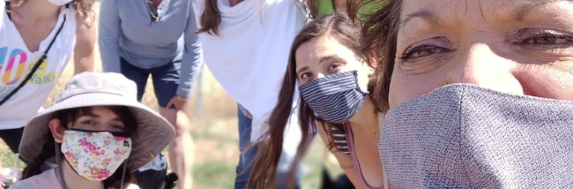 Susan Weaver also won a fashion photo award for her UC ANR Walks team shot at Martial Cottle Park.