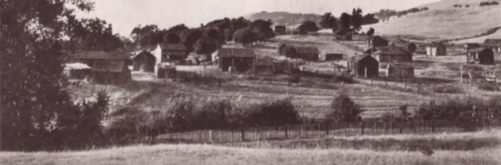 First Indian rancheria in Hopland. Photo courtesy of Mendocino County Historical Society
