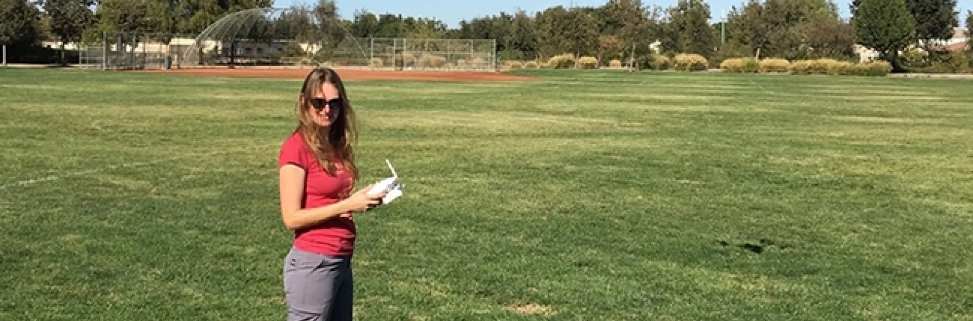 Entomologist Elvira de Lange assembled the project team for the paper, "Drones: Innovative Technology for Use in Precision Pest Management," that won the 2021 "Editor's Choice," Journal of Economic Entomology.