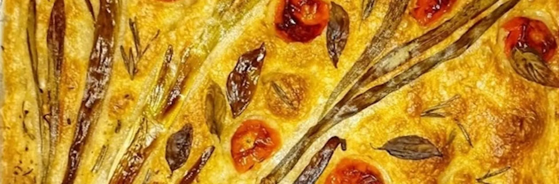 Edible art with herbs and veggies. photo by Launa Herrmann