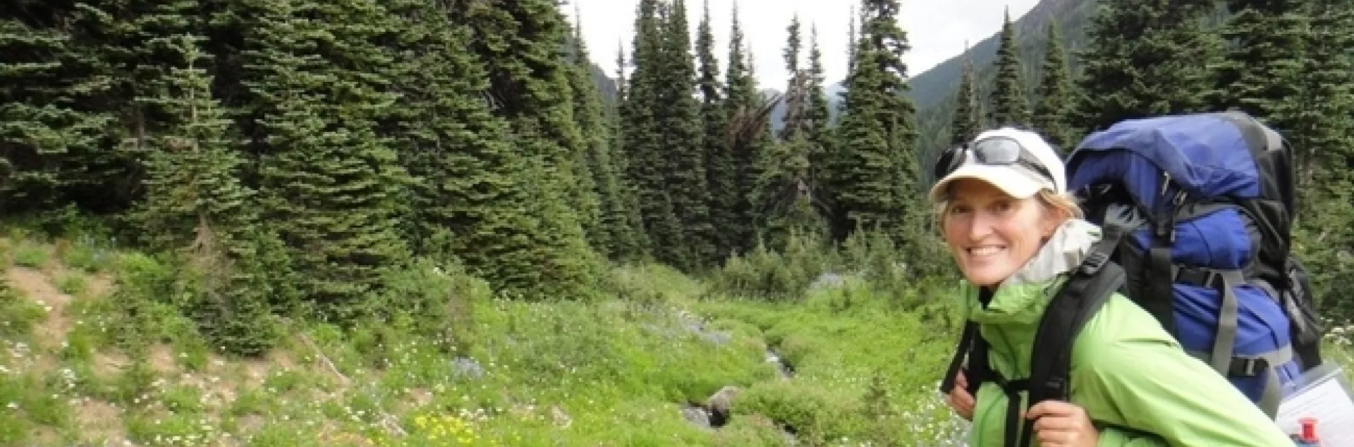 WSU postdoctoral research scholar Erica Henry, shown here on a field trip, will present a UC Davis seminar on March 2 on "Insect Conservation in an Uncertain Future."