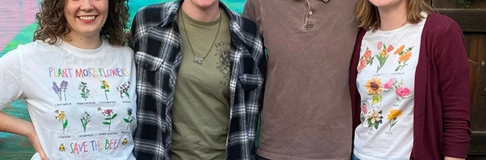 The UC Davis Entomology Games Team is comprised of (from left) Erin "Taylor" Kelly, Madison "Madi" Hendrick, Zachary Griebenow and Jil Oberski. Griebenow and Oberski were members of the 2018 national championship team.