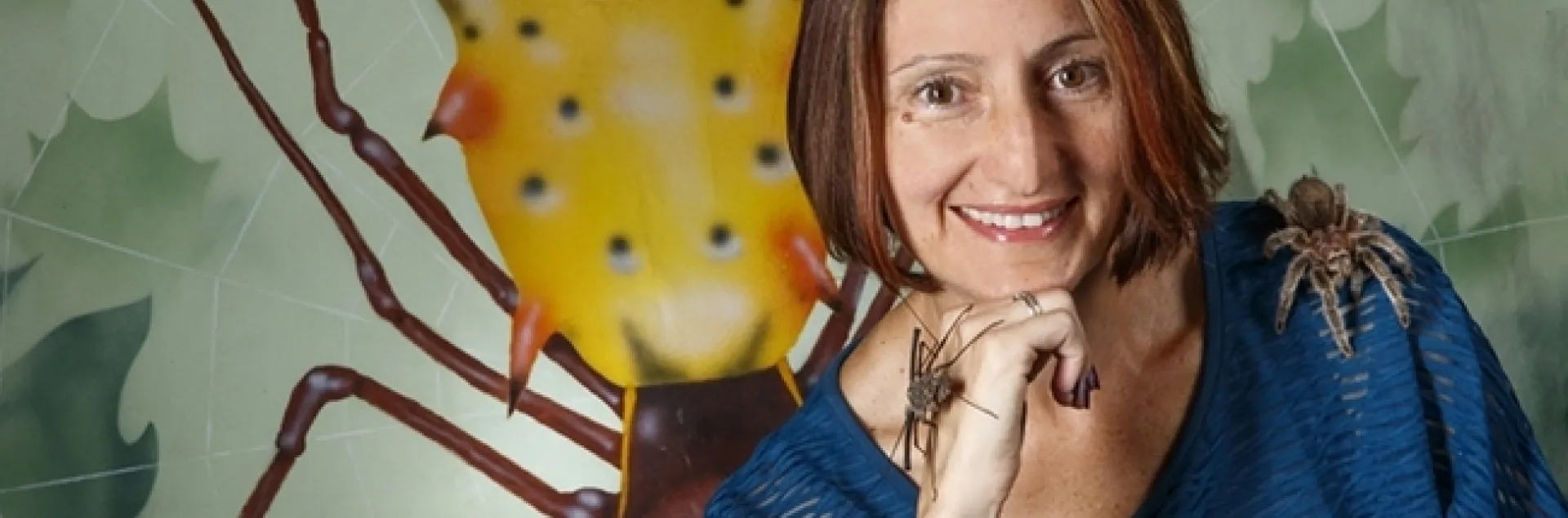 Professor Eileen Hebets of the School of Biological Sciences, University of Nebraska, Lincoln, is co-hosting the open house as part of a U.S. National Science Foundation grant, “Eight-Legged Encounters” that she developed as an outreach project to connect arachnologists with communities, especially youth.