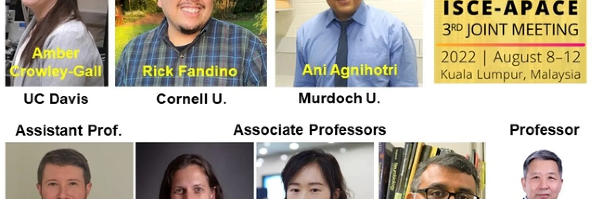 These scientists will participate in the international symposium, "Frontiers in Chemical Ecology." It is being organized and produced by UC Davis distinguished professor Walter Leal.