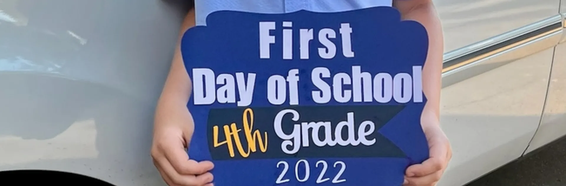 A new sprout on their way to 4th grade. photo by Jennifer Baumbach