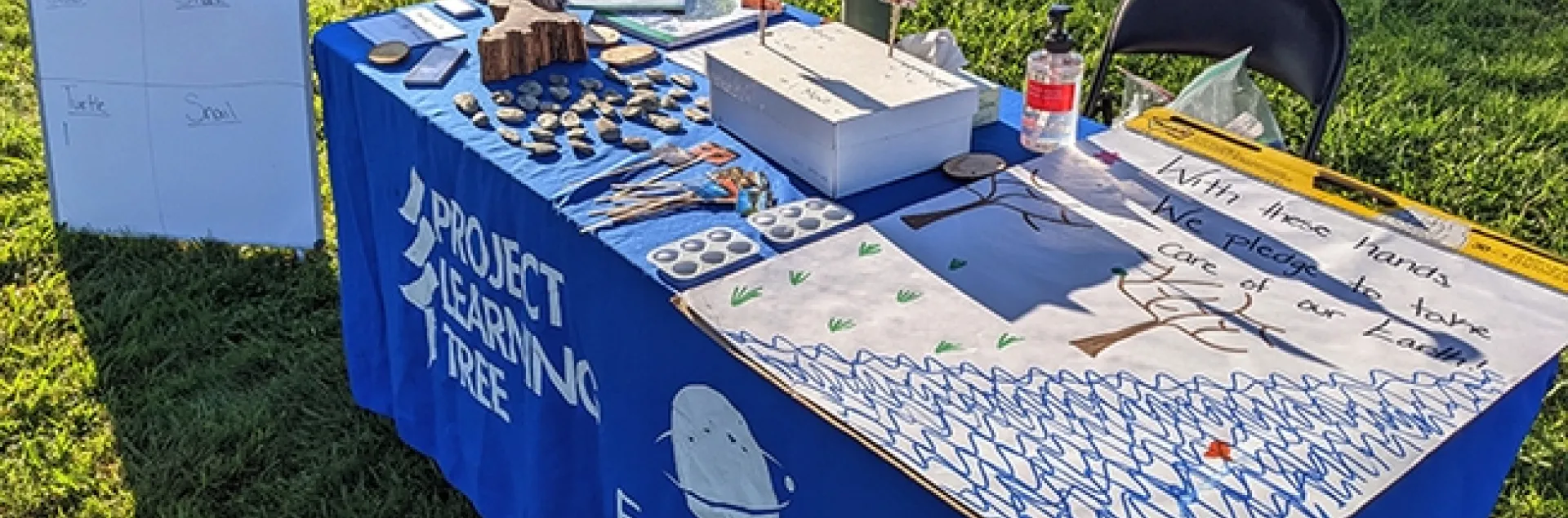 Project Learning Tree (PLT) California aims to "use trees and forests as windows on the world to increase students' understanding of the environment and actions they can take to conserve it."