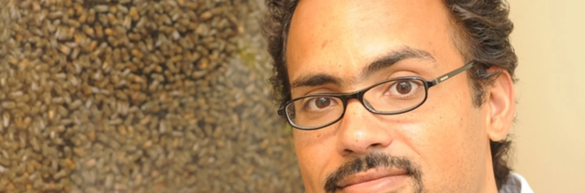 UC Davis honey bee scientist Brian Johnson is the author of a newly published book, "Honey Bee Biology." (Photo by Kathy Keatley Garvey)