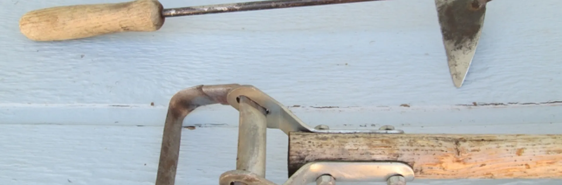 Hoes and a Hand Weeder