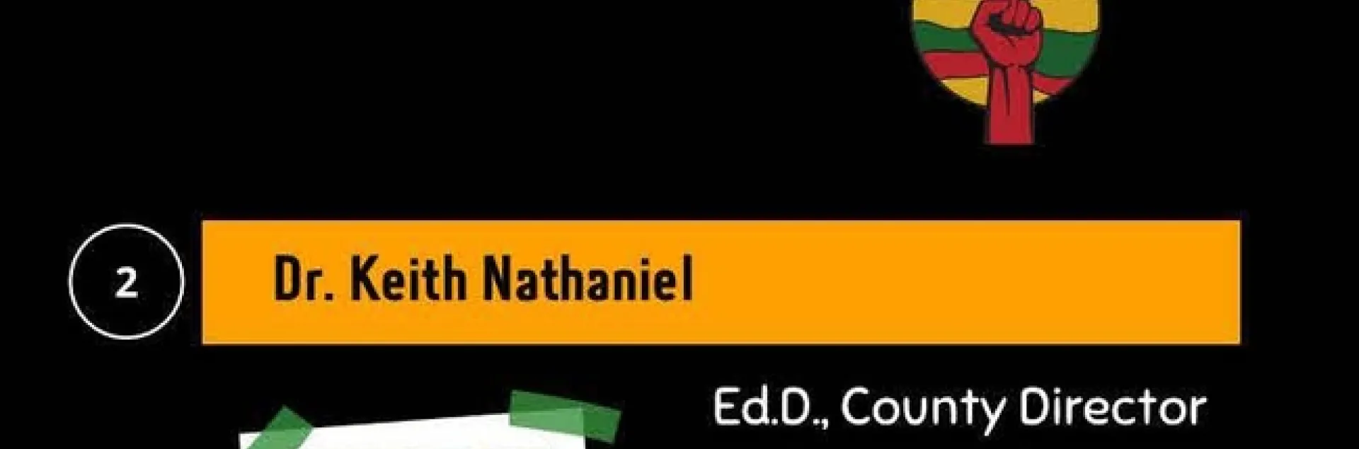 Flyer for June 14, 2023 Juneteenth event with Dr. Mary Blackburn and Dr. Keith Nathaniel