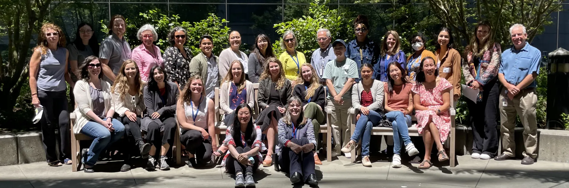 NPI staff pictured at the NPI summer luncheon in 2023 at the UC Office of the President