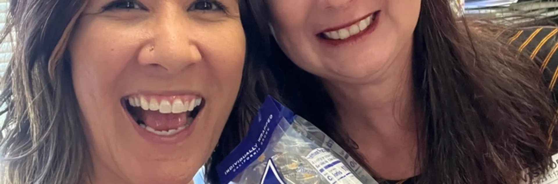 Elizabeth Fichtner, UCCE Farm Advisor and Bethany Gonzales, First Grade Teacher, Linwood Elementary