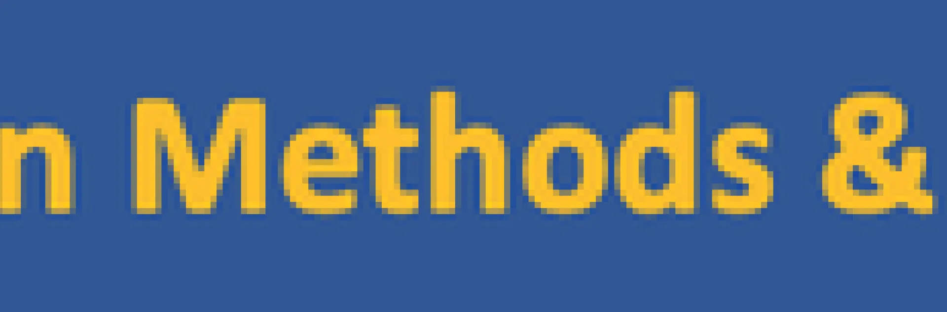 Extension Methods & Delivery banner