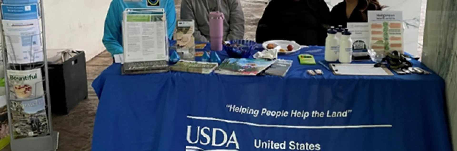 Collaboration booth with UC ANR, NRCS & Sutter RCD.