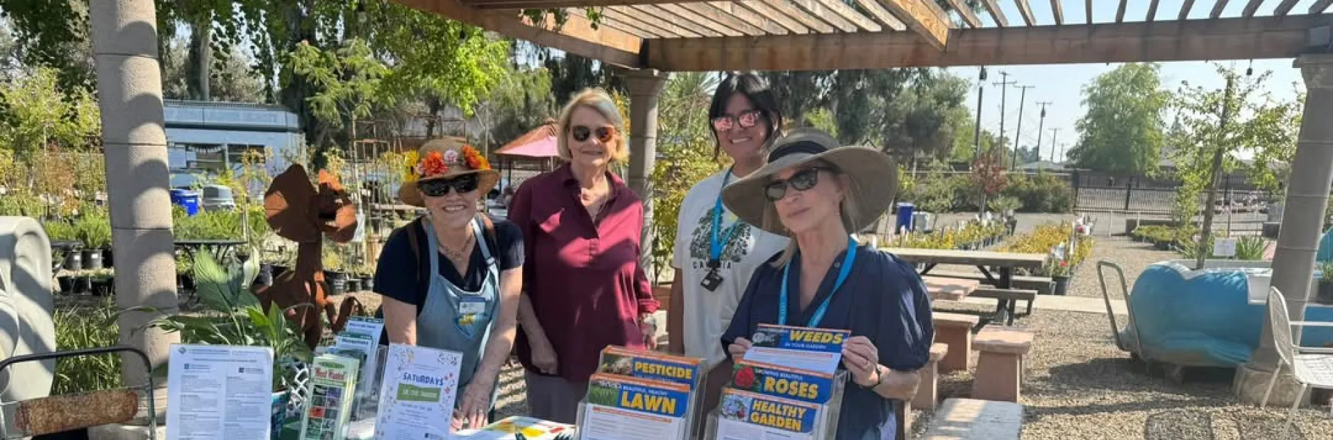Master Gardener Info tsble at Gazebo Gardens