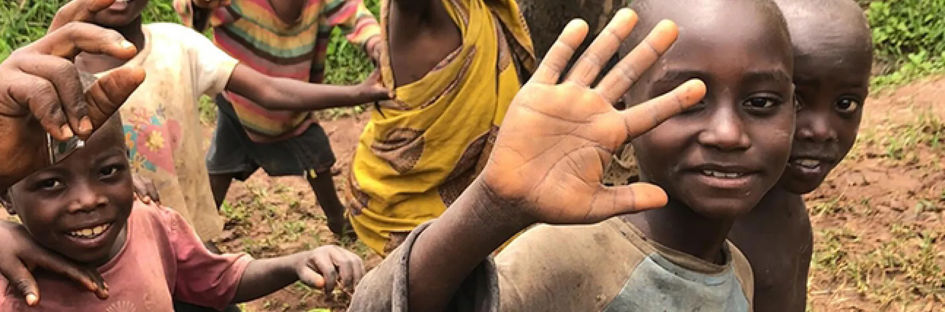 Waving goodbye in Burundi. (Photo by Jenny Carlson Donnelly)