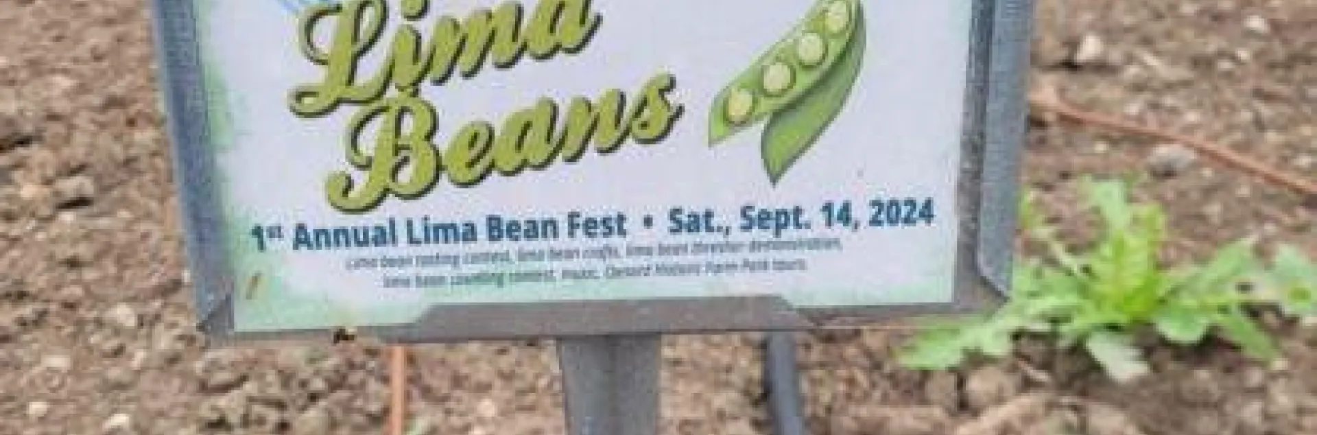 Lima bean sign, Master Gardener photo