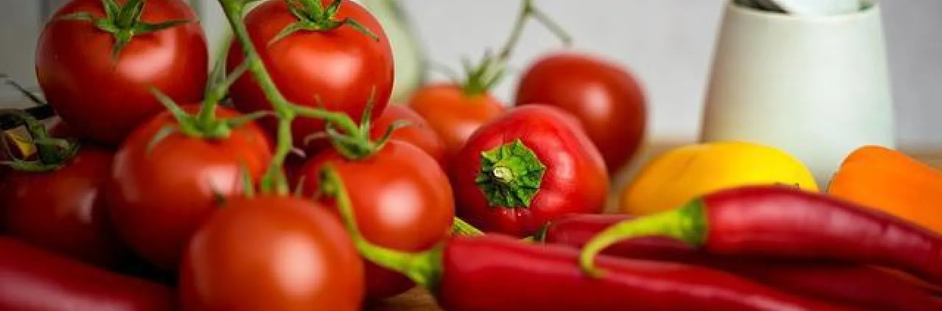 Tomatoes and Peppers