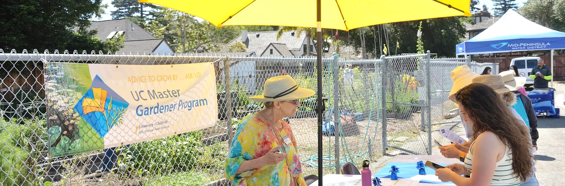 Master Gardener table at event