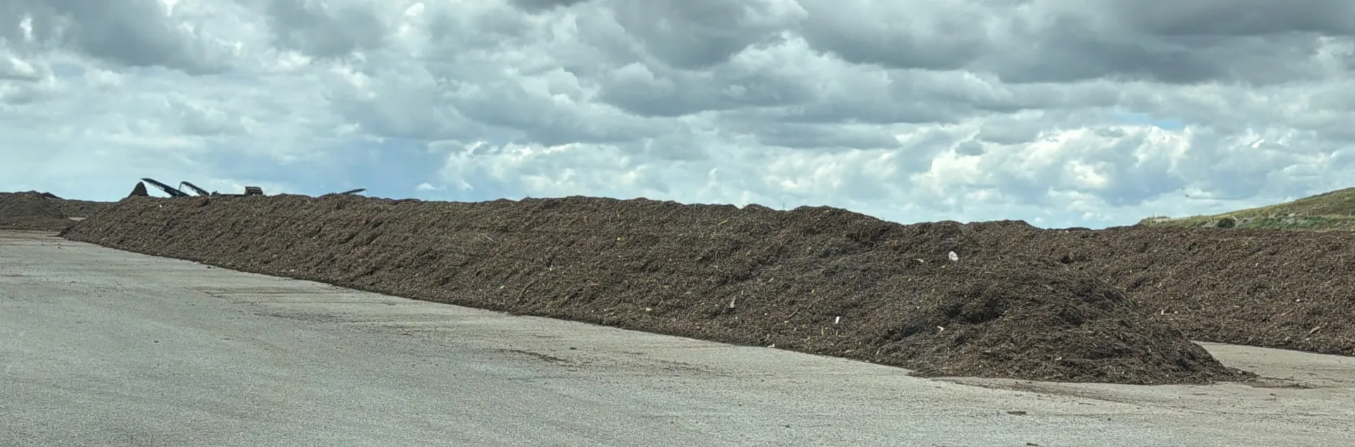 Mulk pile ready to be used